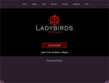 Tablet Screenshot of ladybirds-massage.com